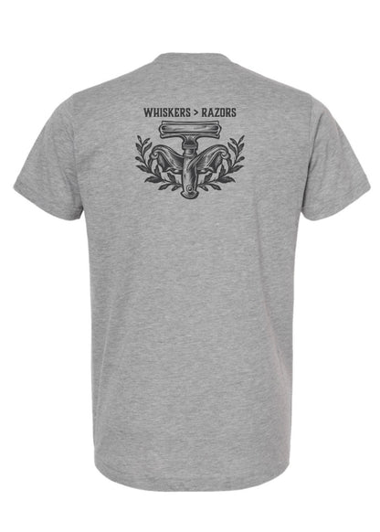 Whiskers &gt; Razors Tee